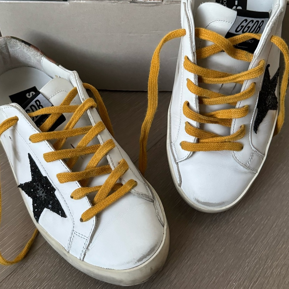 Golden Goose superstars- size 38, Nordstrom exclusive/ camo